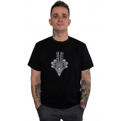 Koszulka męska z haftem - parzenica 01 - widok 1