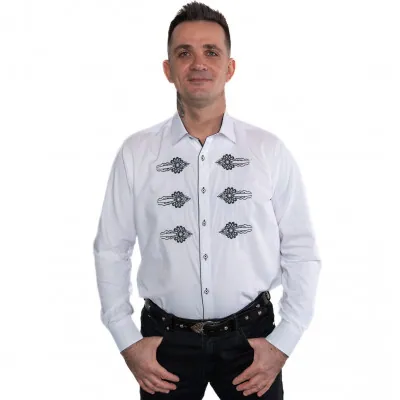 Koszula garniturowa góralska haftowana folkowa - widok 1