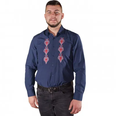 Koszula garniturowa z kołnierzykiem - 05