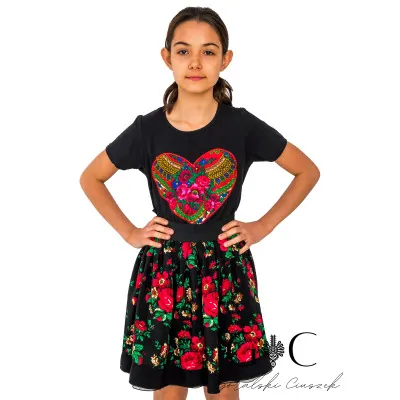 Spódniczka w kwiaty - 01 - widok 1