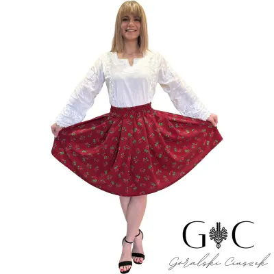 Spódnica góralska krótka - 09 - widok 1