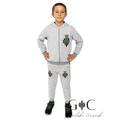 Spodnie dresowe z haftem - parzenica II