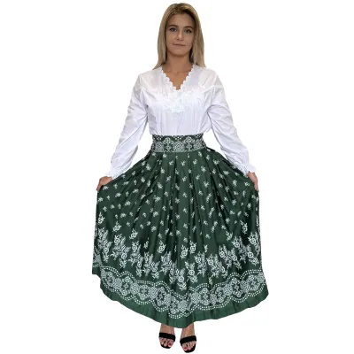 Spódnica góralska farbanica folkowa długa - 02 - widok1
