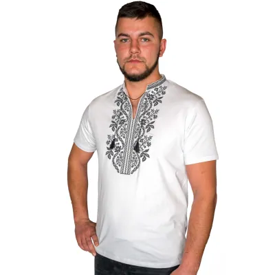 Haftowana koszulka męska - 01 - widok 1