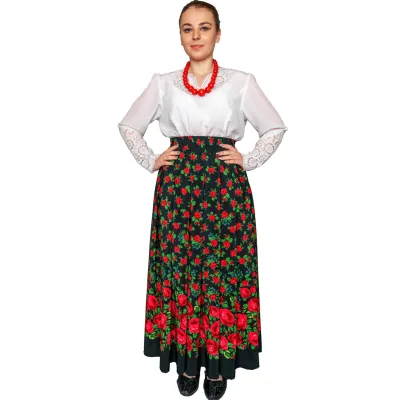 Spódnica góralska maxi - 08 - widok 1