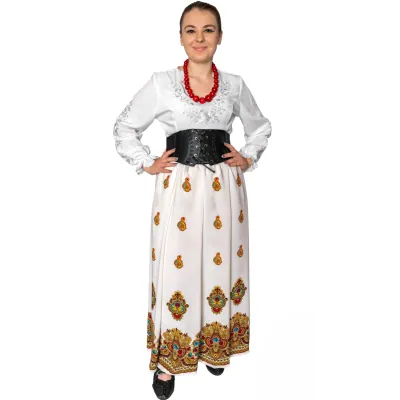 Spódnica góralska maxi - 09 - widok 1