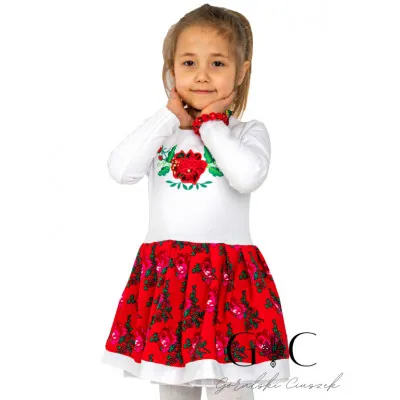 Sukienka z haftem -01 - widok 1