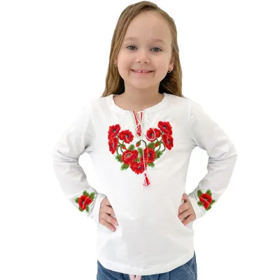 Bluzka góralska długi rękaw haft - widok 1