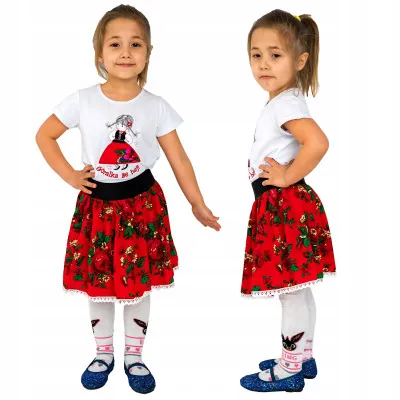 Spódniczka z białą koronką - 04 - widok 1