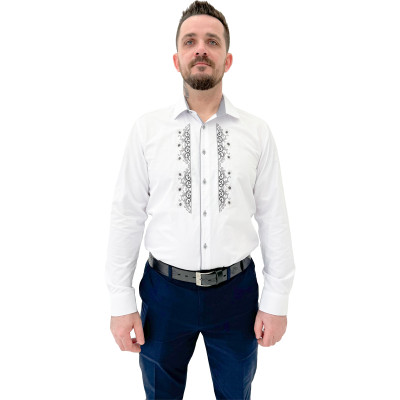 Koszula męska góralska czarna- 13