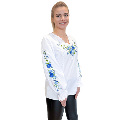 Koszula damska biała góralska regionalna haftowana 02