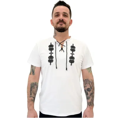 Koszulka góralska folkowa męska - 02