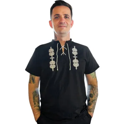 Koszulka góralska folkowa męska - 01