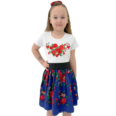 Komplet bluzeczka haftowana i spódniczka góralska- 15