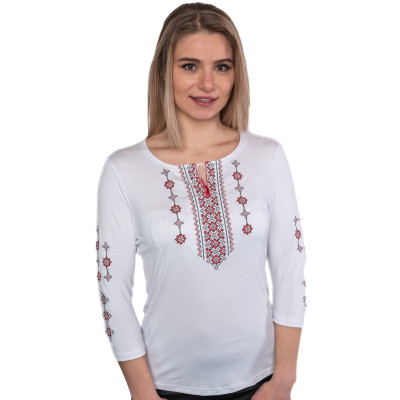 Koszulka 3/4 rękaw haft krzyżykowy- 03