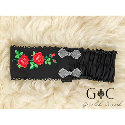 Pasek góralski folkowy regionalny z haftem - 03