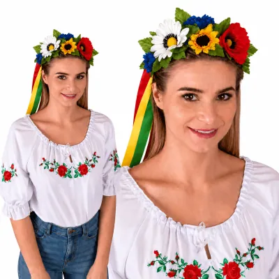 Wianuszek/opaska - Kwiaty polne