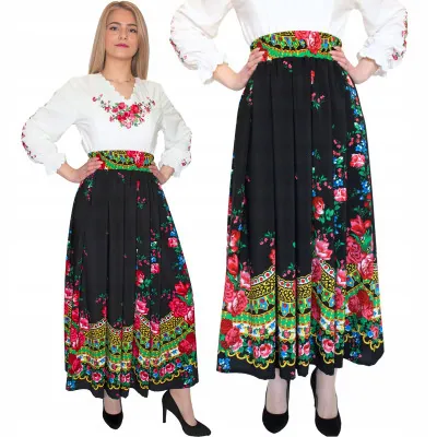 Spódnica góralska maxi - 13