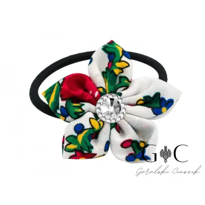 Gumka do włosów - kwiatuszek 02 - widok 1