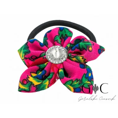 Gumka do włosów - kwiatuszek 03 - widok 1