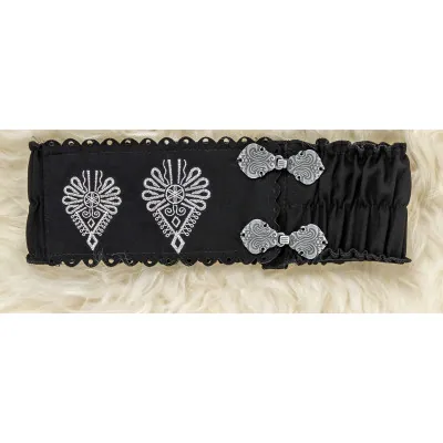 Pasek góralski folkowy regionalny z haftem - 02